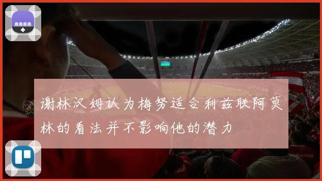 谢林汉姆认为梅努适合利兹联阿莫林的看法并不影响他的潜力